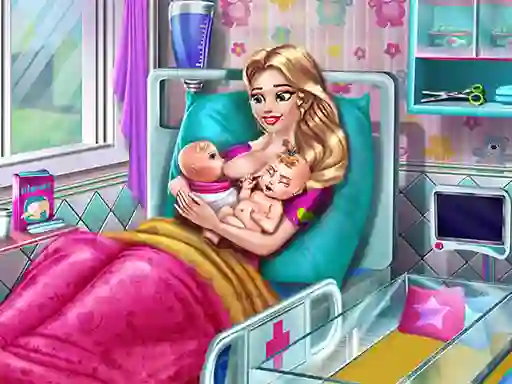 Gioco Mommy Twins Birth in linea