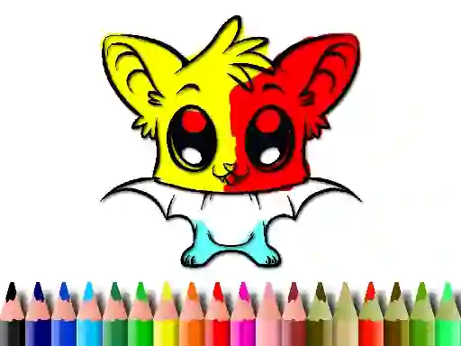 Gioco Cute Bat Coloring Book in linea