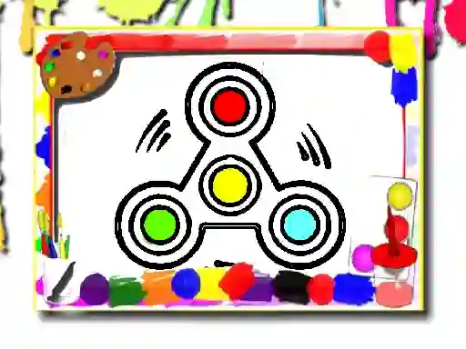 Gioco Fidget Spinner Coloring Book in linea