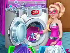 Gioco Superdoll Washing Capes in linea