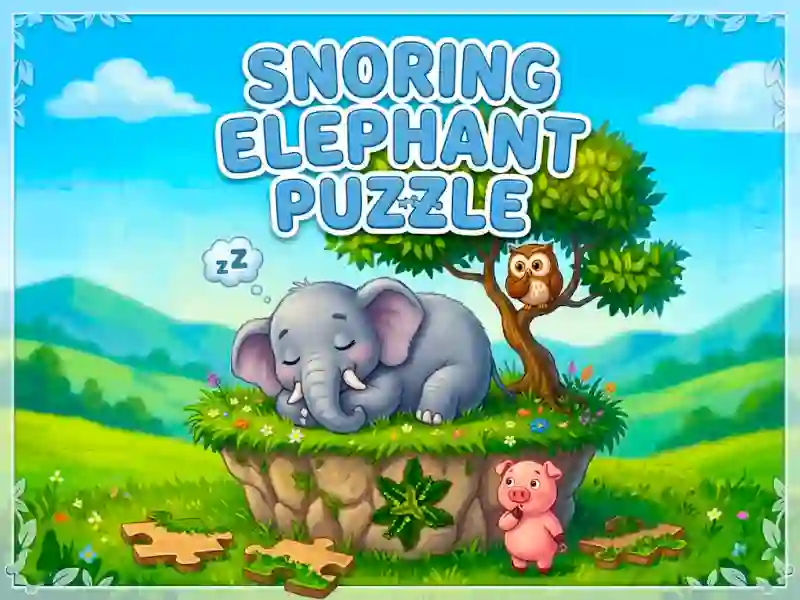 Gioco Snoring Elephant Puzzle in linea