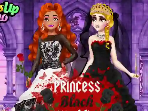 Gioco Princess Black Wedding Dress in linea