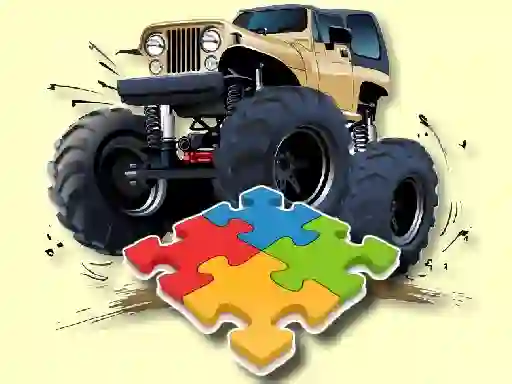 Gioco Monster Truck Jigsaw Challenge in linea