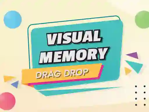 Gioco Visual Memory Drag Drop in linea