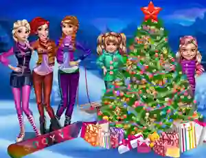 Gioco Princesses Christmas tree in linea