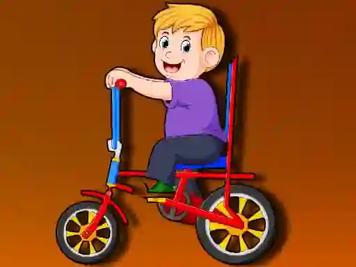 Gioco Cartoon Bike Jigsaw in linea