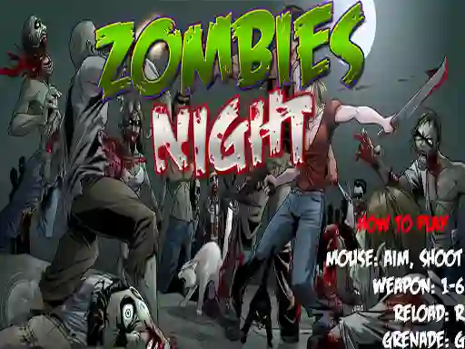 Gioco Zombies Night in linea