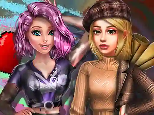 Gioco 2022 Dark Academia to Egirl Dress up in linea