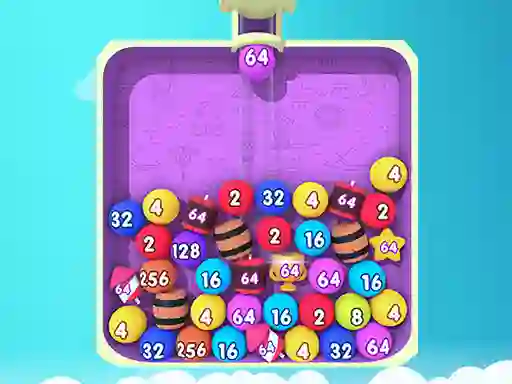 Gioco Bubble Merge 2048 in linea