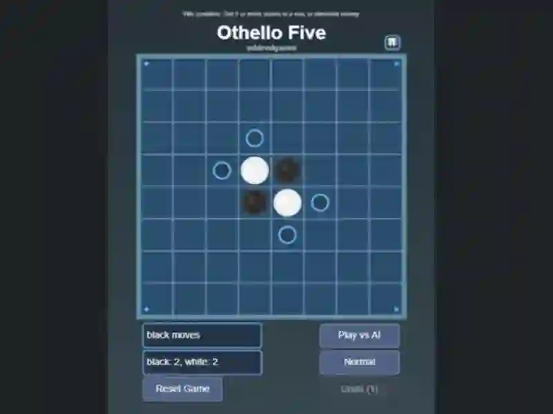 Gioco Othello Five in linea