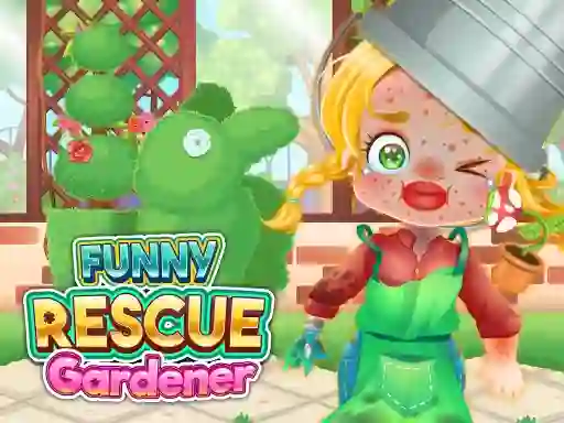 Gioco Funny Rescue Gardener in linea