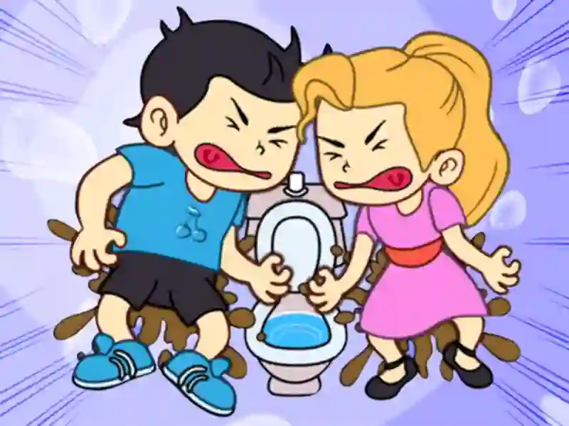 Gioco Toilet Rush Race: Draw Puzzle in linea