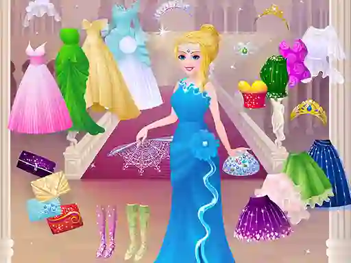 Gioco Cinderella Dress Up Girl Games in linea
