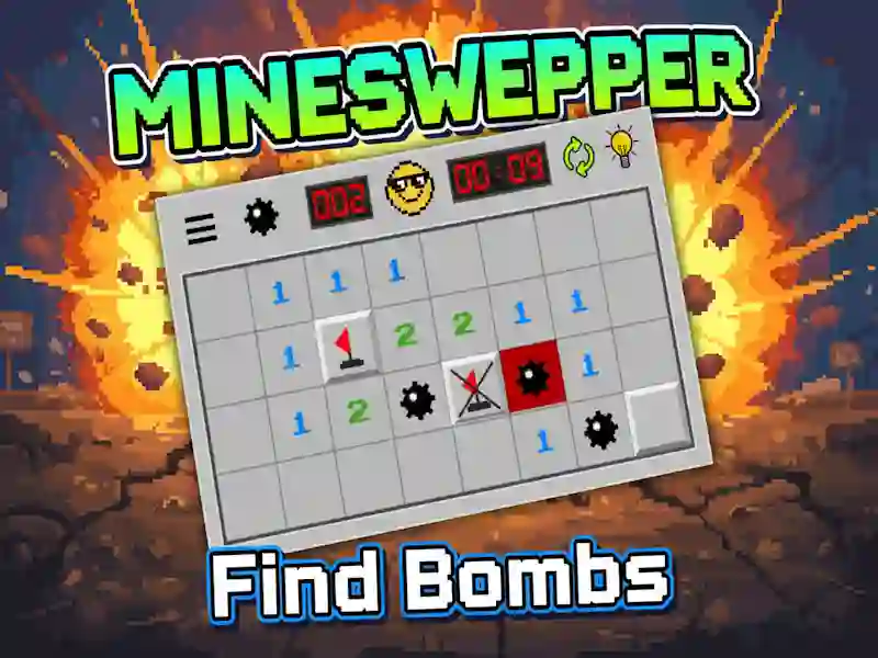 Gioco Minesweeper - Find Bombs in linea