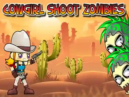 Gioco Cowgirl Shoot Zombies in linea