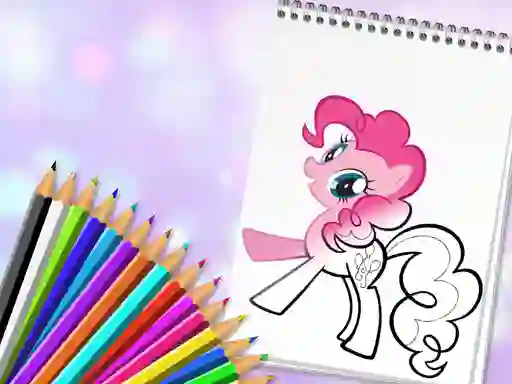 Gioco Cute Pony Coloring Book in linea
