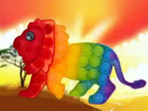 Gioco Wild Animals Pop It Jigsaw in linea