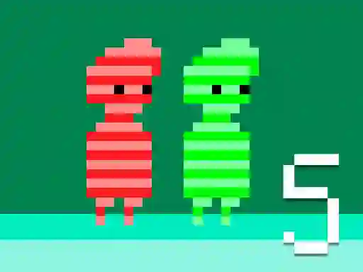 Gioco Red And Green 5 in linea