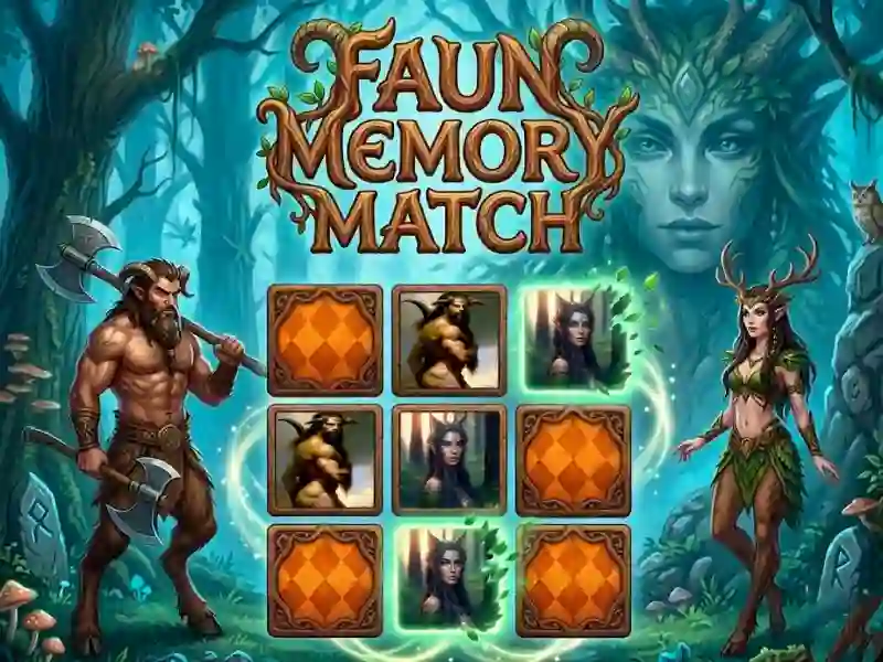 Gioco Faun Memory Match in linea