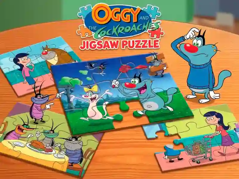Gioco Oggy and the Cockroaches Jigsaw Puzzle in linea