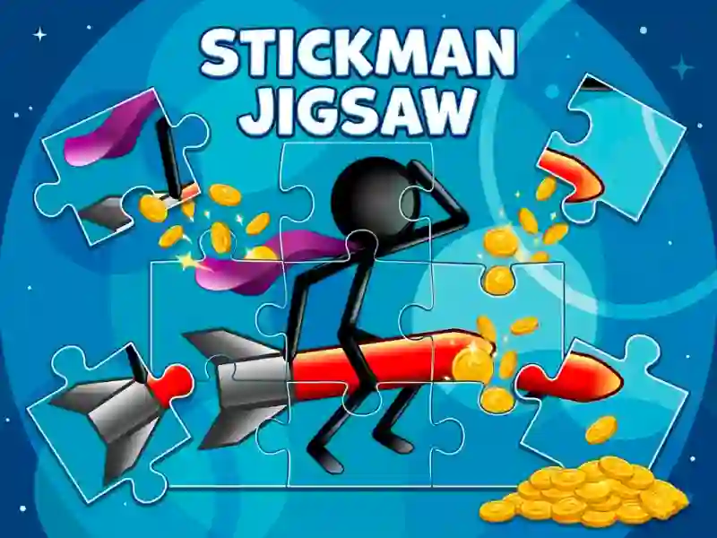 Gioco Stickman Jigsaw in linea