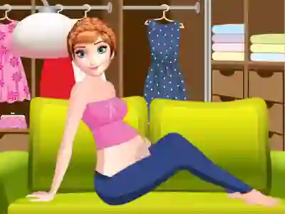 Gioco Pregnant Anne Dressing Room in linea