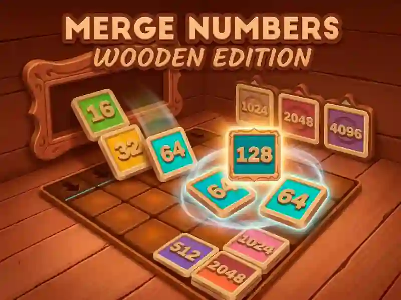 Gioco Merge Numbers Wooden Edition in linea