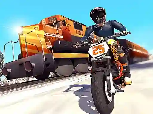 Gioco Trail Bike vs Train Race in linea