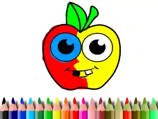 Gioco Back To School: Apple Coloring Book in linea