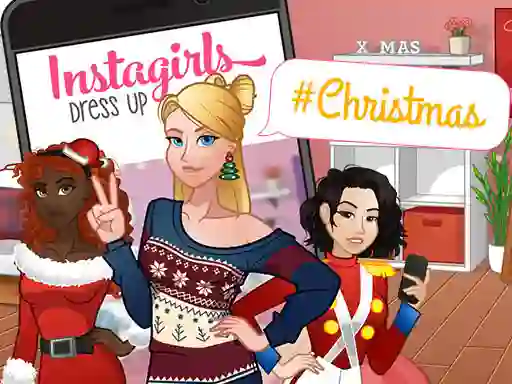 Gioco InstaGirls Christmas Dress Up in linea