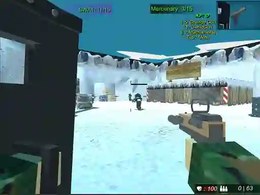 Gioco Blocky Combat Swat 2 in linea