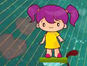 Gioco Valentine Girl Jumping in linea