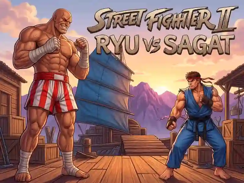 Gioco Street Fighter II Ryu vs Sagat in linea