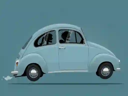 Gioco Vintage sports car difference in linea