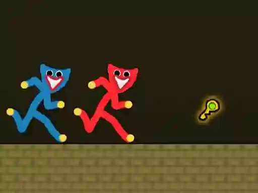 Gioco Red and Blue Stickman Huggy in linea