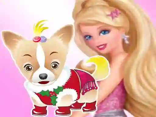 Gioco Barbie's Dog Dressup in linea