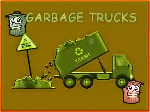 Gioco Garbage Trucks Hidden Trash Can in linea