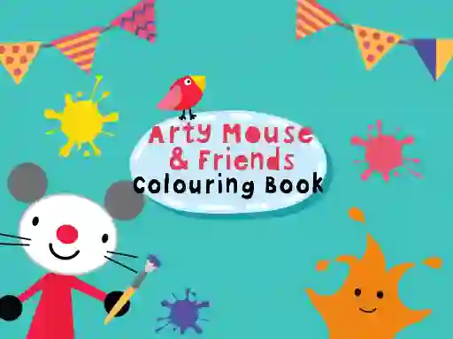 Gioco Arty Mouse & Friends Coloring Book in linea