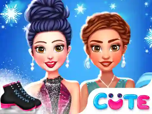 Gioco Princess Winter Ice Skating Outfits in linea