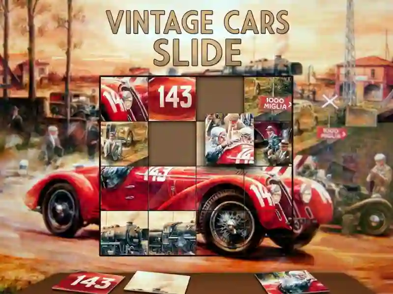 Gioco Vintage Cars Slide in linea