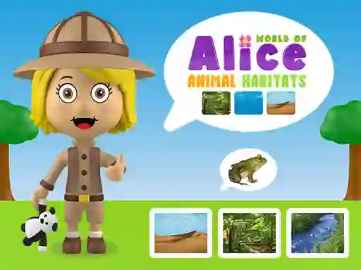 Gioco World of Alice Animal Habitats in linea
