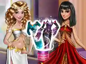 Gioco Dolly Princess vs. Villain Dress Up in linea