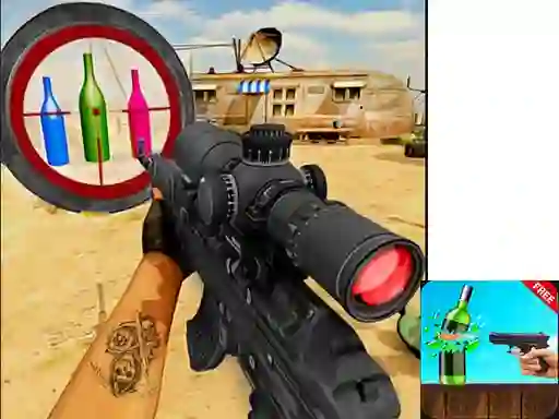 Gioco Sniper Bottle Shooting in linea