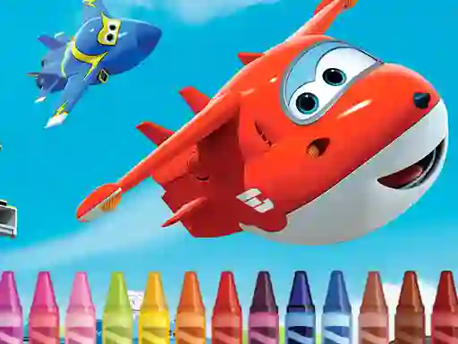 Gioco Superwings Coloring in linea
