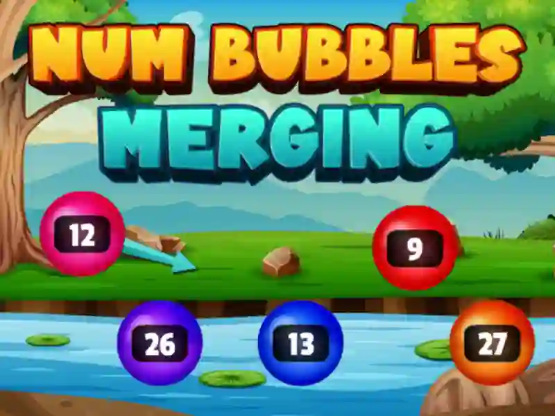 Gioco Num Bubbles Merging in linea