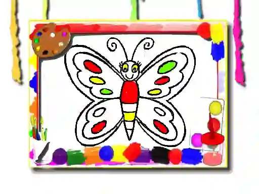 Gioco Butterfly Coloring Book in linea