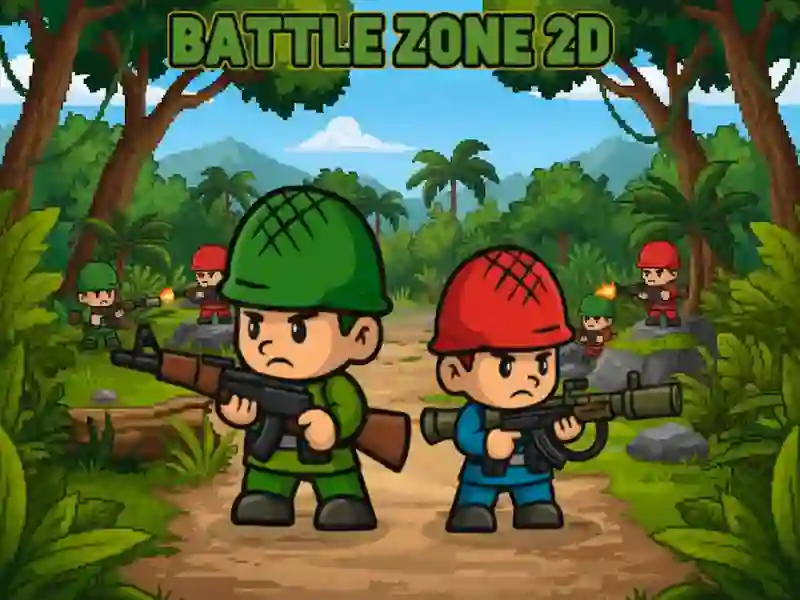 Gioco Battle Zone 2D in linea