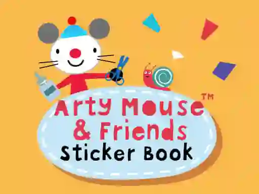 Gioco Arty Mouse & Friends Sticker Book in linea