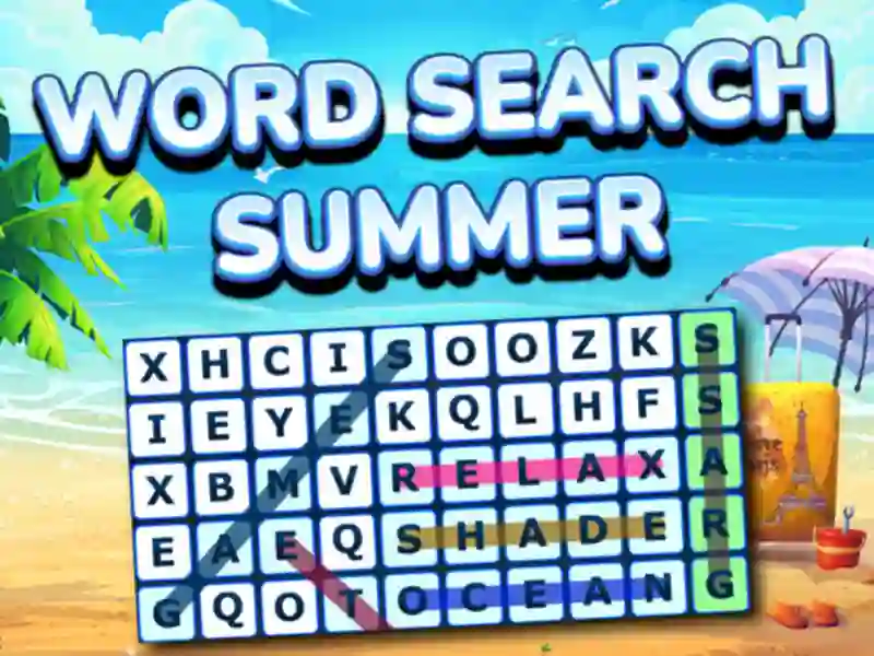 Gioco Word Search Summer in linea