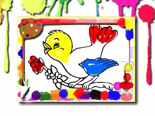 Gioco Birds Coloring Book in linea